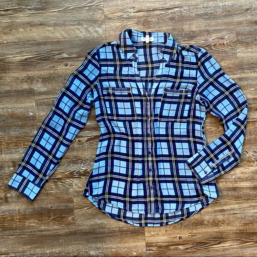 Express See-Through Portofino Shirt - M